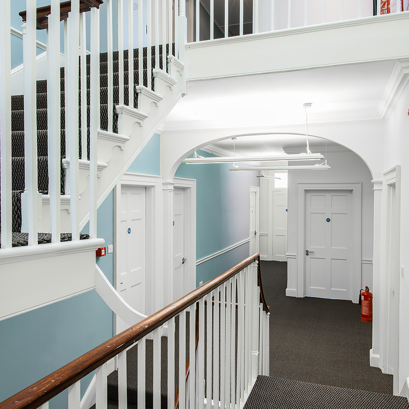 Halcyon Offices, Huntingdon, Castle Hill House, Stairs