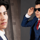 Picture of a Male employee, one image shows confidence and one image shows arrogance