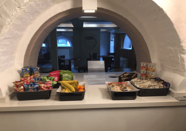 Image of the food snack bar at Halcyon Offices Thorncroft Croft Manor