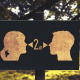Image of two people showing the 2 meter ruling of social distancing