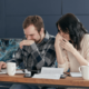 Picture of a man and a woman at work laughing